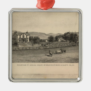 Young residences metal tree decoration