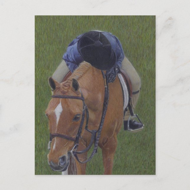 Young Rider & Pony Postcard (Front)