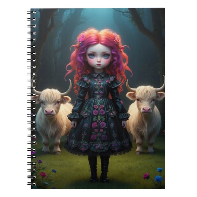Young Scottish girl Notebook (Front)
