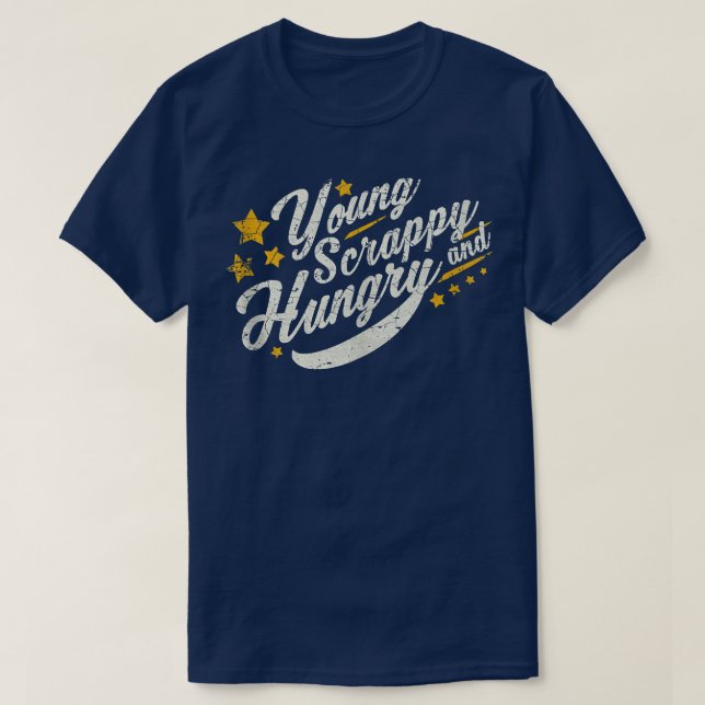 Young Scrappy And Hungry Shirt, Usa Holiday Gift15 T-Shirt (Design Front)
