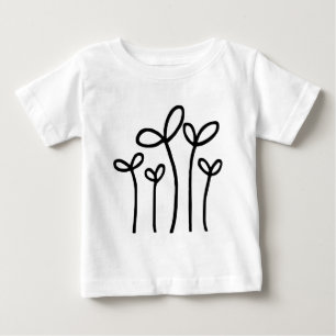 Young Shoots - Black Baby T-Shirt