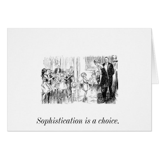 Young Sophisticate Postcard
