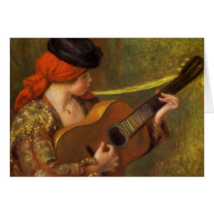 Young Spanish Woman with a Guitar by Pierre Renoir