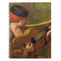 Young Spanish Woman with a Guitar by Pierre Renoir