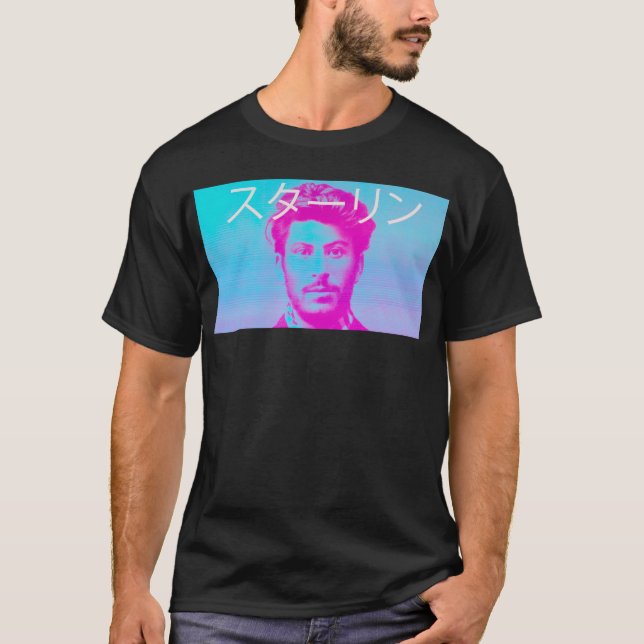 Young Stalin Vaporwave T-Shirt (Front)