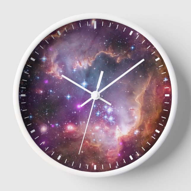 Young Stars In The Small Magellanic Cloud. Clock (Front)