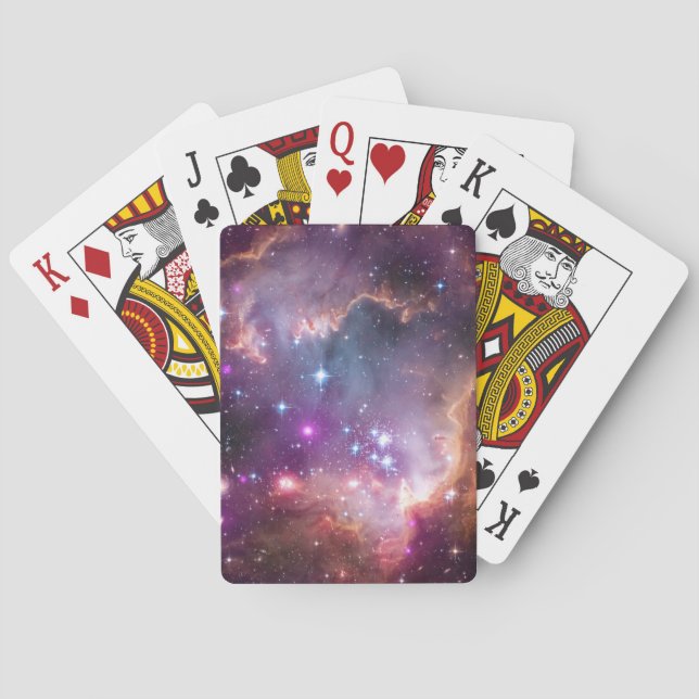 Young Stars In The Small Magellanic Cloud. Playing Cards (Back)