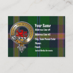 Young Tartan & Badge Business Card