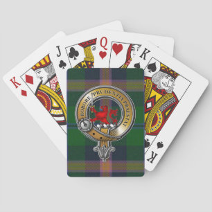 Young Tartan & Badge Playing Cards