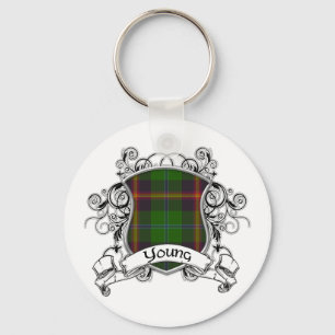 Young Tartan Shield Key Ring