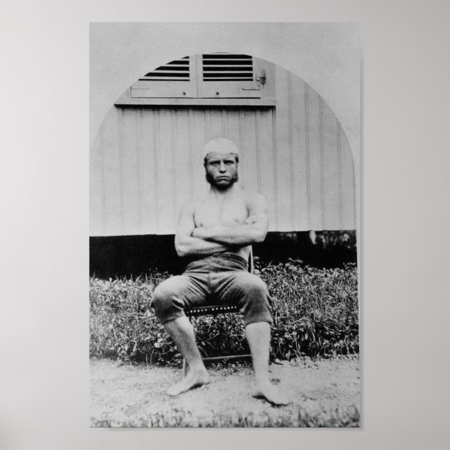 Young Teddy Roosevelt Shirtless - 1879 Poster (Front)