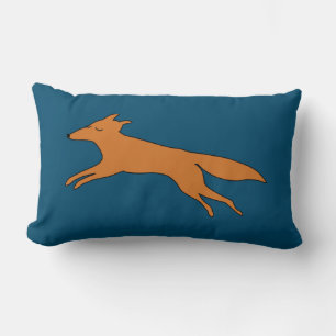 Young Teen fox  Lumbar Cushion
