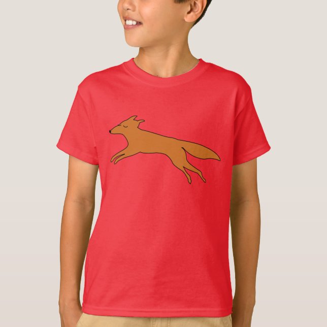 Young Teen fox  T-Shirt (Front)