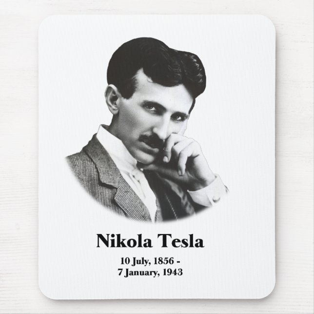 Young Tesla Mouse Mat (Front)