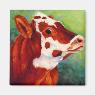 Young Tess - Spotted Calf Magnet