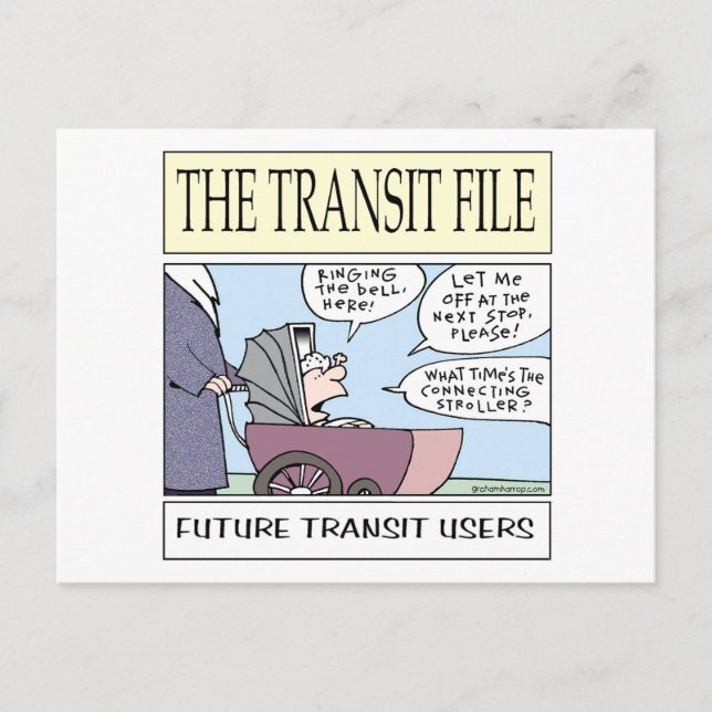 Young Transit Users Postcard (Front)