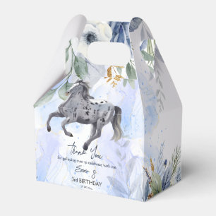 Young wild and free galloping Appaloosa birthday Favour Box