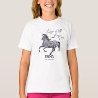 Young wild and free galloping Appaloosa birthday