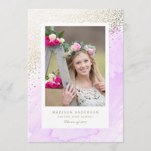 Young Wild and Free Graduation Announcement