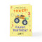 Young Wild And Three 3rd Birthday Kids Monster Car
