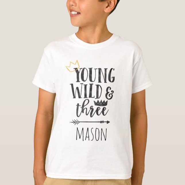 Young Wild and Three Shirt Boy Girl (Front)