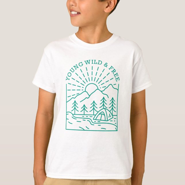 Young Wild Free T-Shirt (Front)