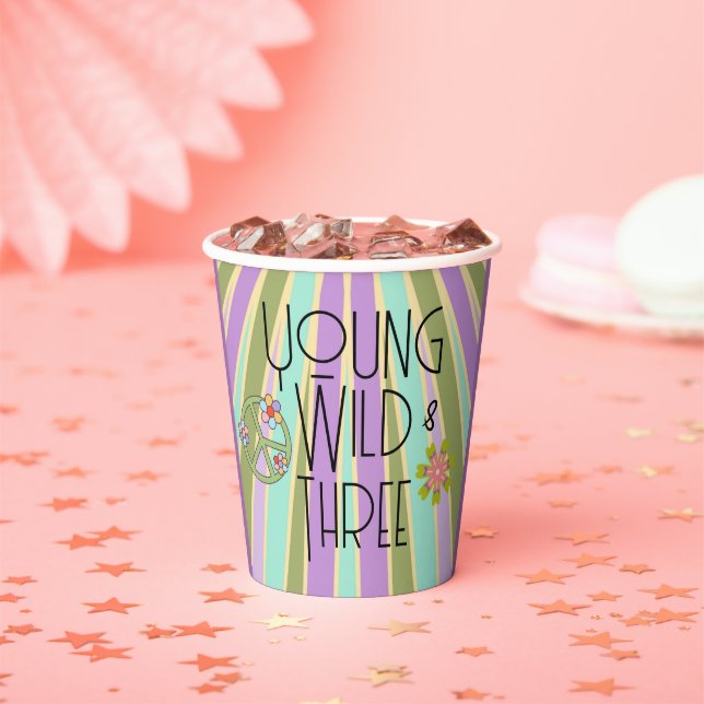 Young, Wild & Three | Kid's Birthday Cup | Cools (Insitu)