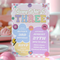 Young Wild Three Preppy Patch 3rd Birthday Party