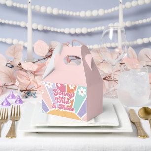 Young Wild Three Retro Sunshine Rainbow Daisy Favour Box