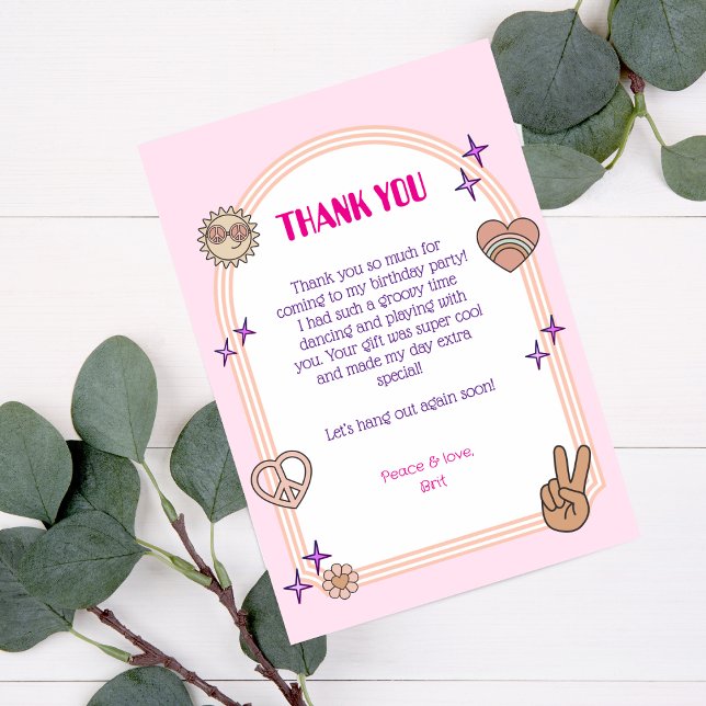Young, Wild, & Three Thank You Card (Creator Uploaded)
