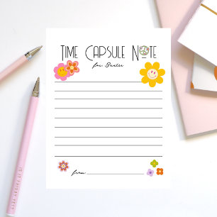 Young, Wild & Three   Time Capsule Note   Smile Card