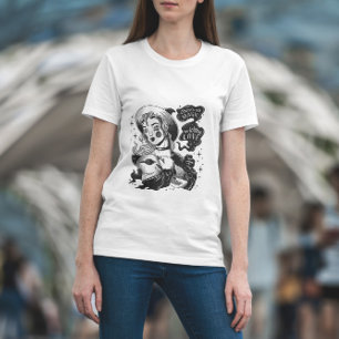Young Witch And Rabbit T-Shirt