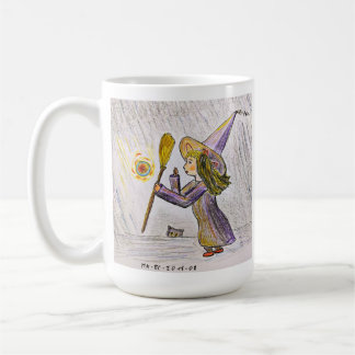 Young Witch on a Journey Coffee Mug