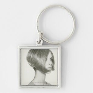 Young Woman 2 Key Ring