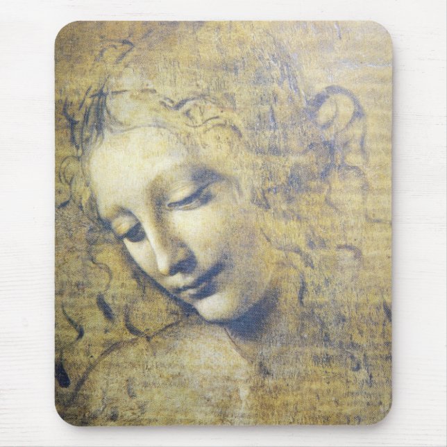 young woman 2 mouse mat (Front)