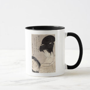 Young woman applying make-up, c.1795-96 mug