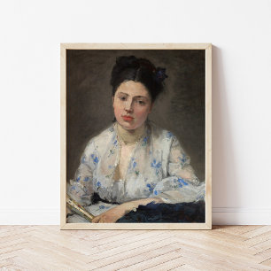 Young Woman   Berthe Morisot Poster