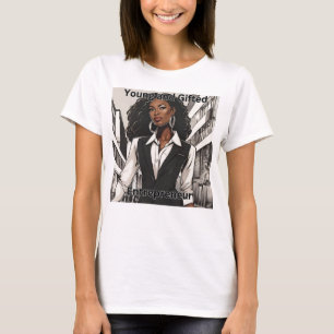 Young Woman Gifted Entrepreneur business T-Shirt
