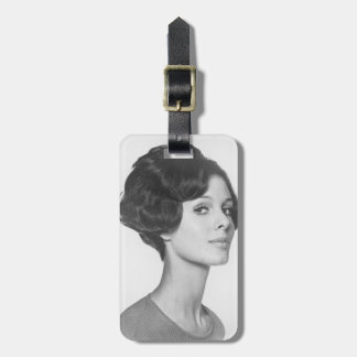 Young Woman Luggage Tag