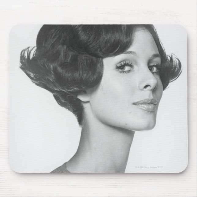 Young Woman Mouse Mat (Front)