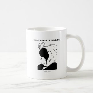 Young Woman Or Old Lady? (Optical Illusion) Coffee Mug