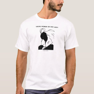 Young Woman Or Old Lady? (Optical Illusion) T-Shirt