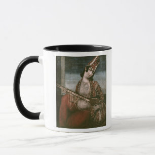 Young Woman Playing a Guitar Mug