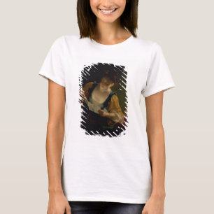 Young Woman Reading a Letter (oil on canvas) T-Shirt