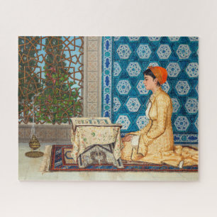 Young Woman Reading Osman Hamdi Bey Jigsaw Puzzle