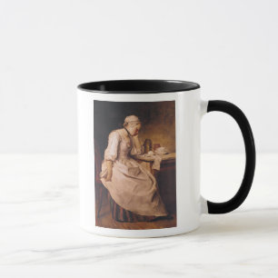 Young Woman Sleeping Mug