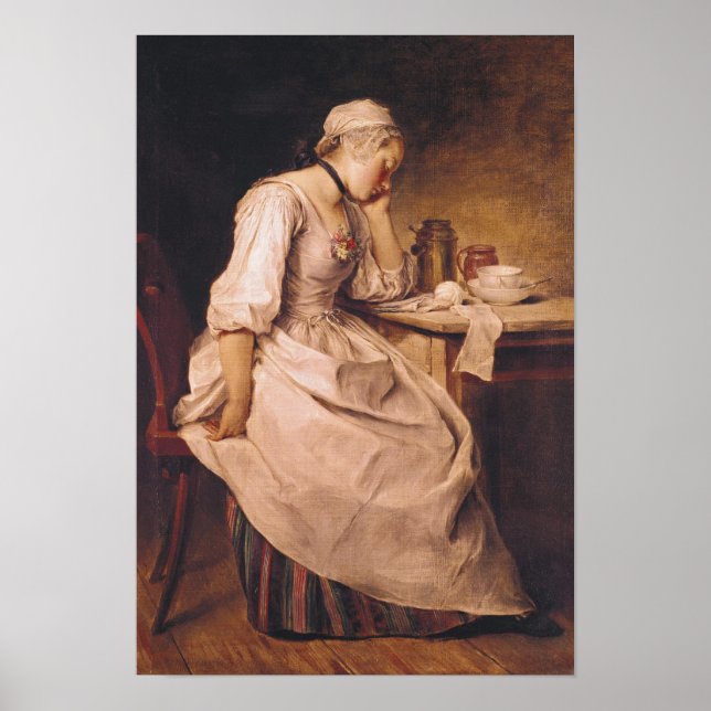 Young Woman Sleeping Poster (Front)