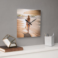 Young Woman Walking the Beach