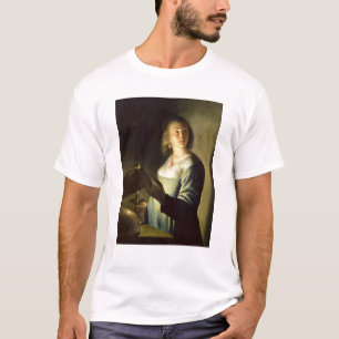 Young Woman with a Candle T-Shirt