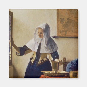 Young Woman with a Water Jug, c.1662 Magnet
